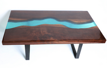 Load image into Gallery viewer, Handmade American Black Wood River Coffee Table: Model #AB001-18
