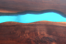 Load image into Gallery viewer, Handmade American Black Wood River Coffee Table: Model #AB001-18
